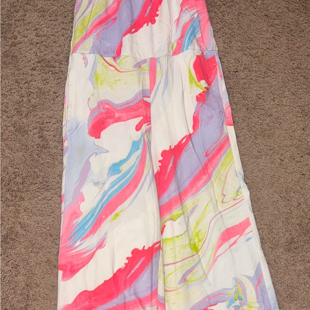 Colorful Abstract Maxi Dress - Picture 2 of 2